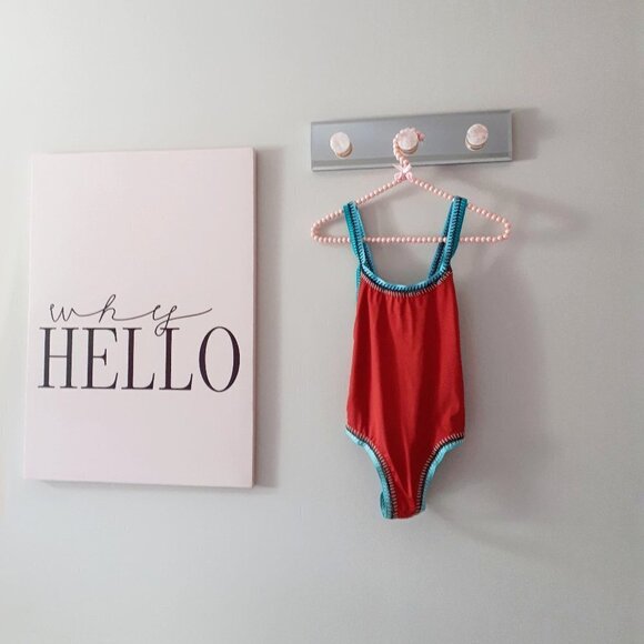 NWT Benedetta multicoloured stitch & crochet reversible one piece swimsuit, XS - Picture 5 of 8